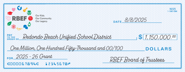 2025-26 Redondo Beach Educational Foundation Grant to RBUSD